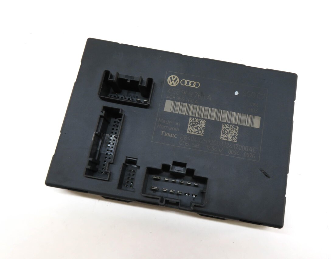 2012-2017 AUDI A6 S6 (C7) LEFT FRONT DRIVER MEMORY SEAT CONTROL MODULE