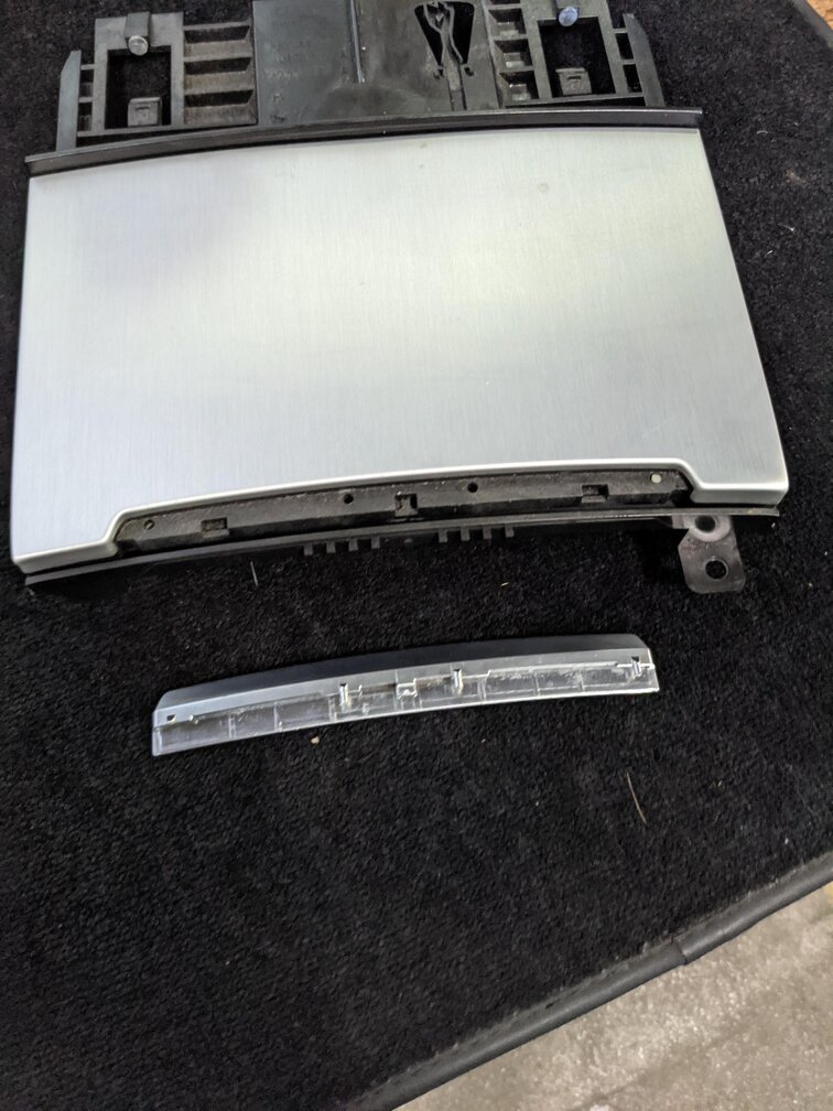Thumbnail 19: 2012 AUDI A6 (C7) DASH DOOR CONSOLE TRIM PANEL SET (BRUSHED STEEL)