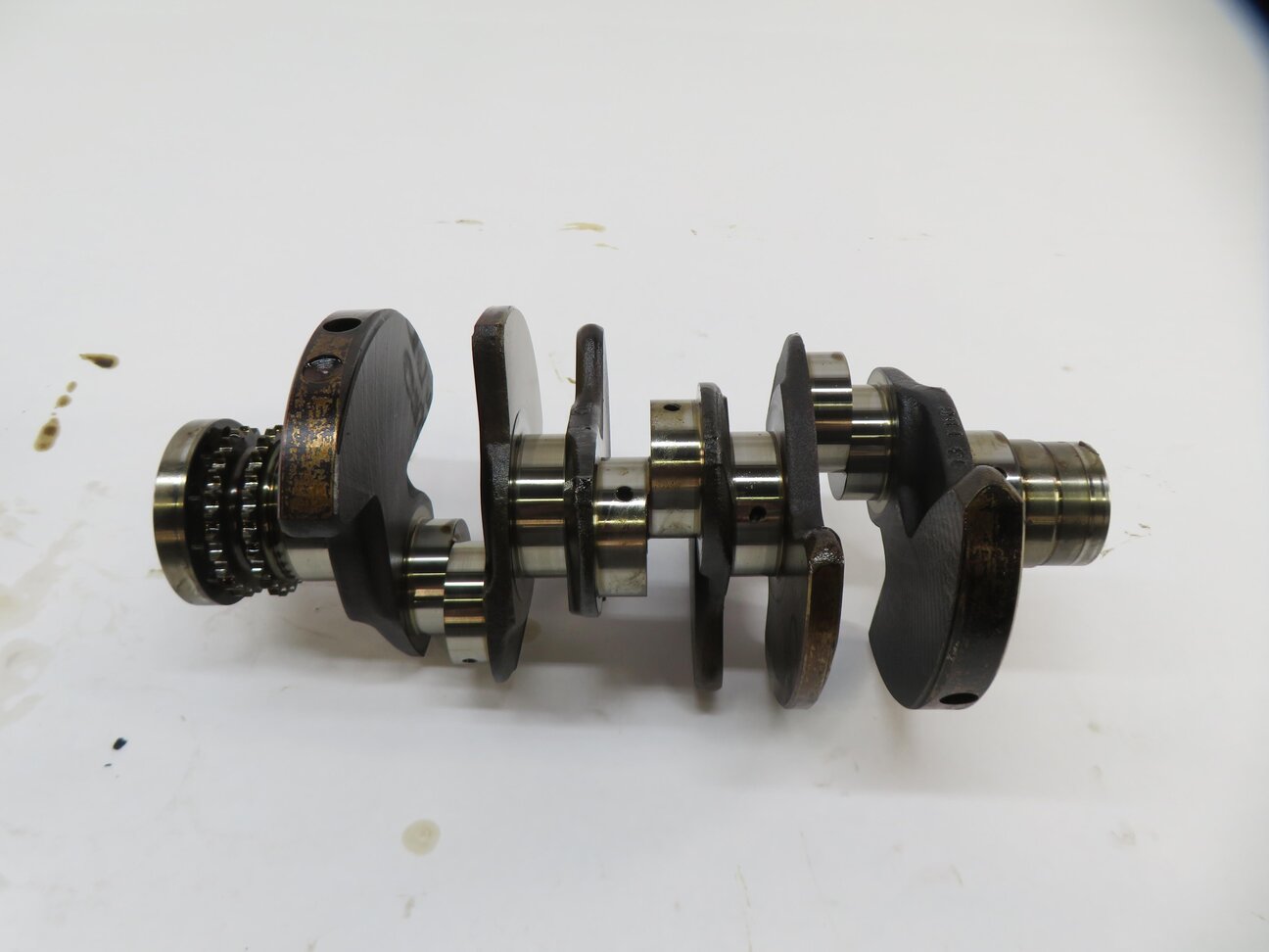 Thumbnail 2: 2012 AUDI A6 (C7) 3.0L CGXB SUPERCHARGED ENGINE CRANKSHAFT CRANK SHAFT ASSEMBLY