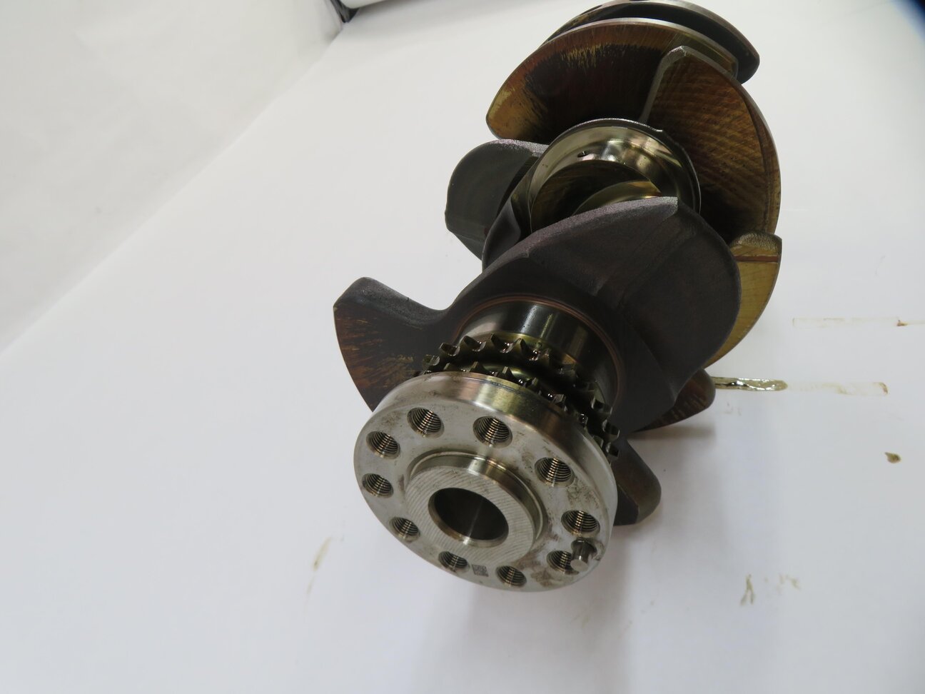 Thumbnail 4: 2012 AUDI A6 (C7) 3.0L CGXB SUPERCHARGED ENGINE CRANKSHAFT CRANK SHAFT ASSEMBLY