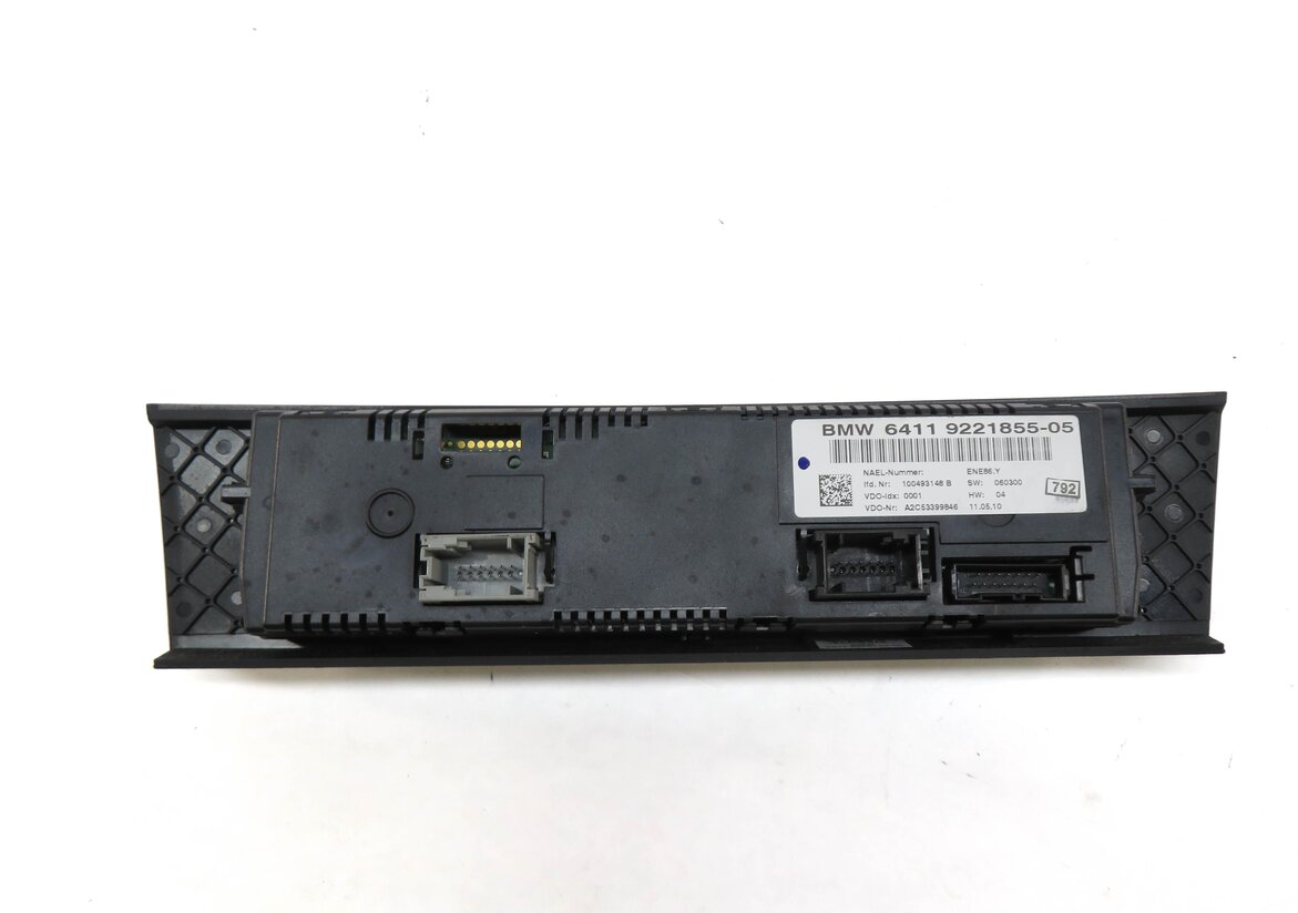 Thumbnail 4: 2011-2013 BMW 328i 335i (E92 E93) FRONT HEATER A/C TEMPERATURE CLIMATE CONTROL