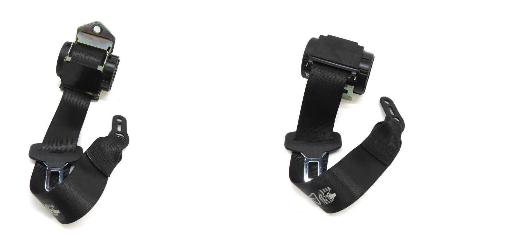 2011 BMW 335i (E92) COUPE - LEFT & RIGHT REAR SEAT SEATBELT BUCKLE RETRACTOR SET