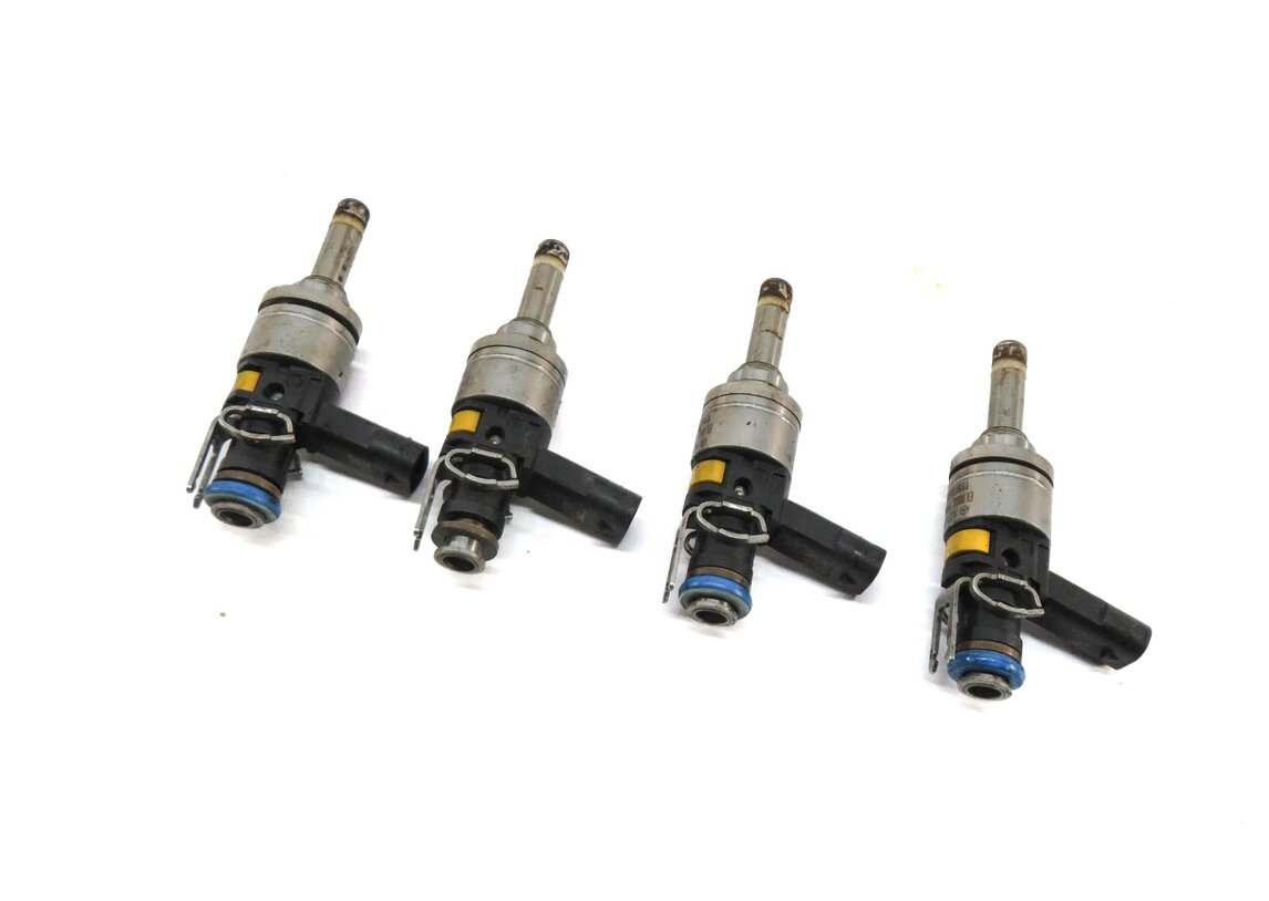 12-15 MERCEDES BENZ C250 SLK250 (R172 W204) 1.8L TURBO ENGINE FUEL INJECTOR SET