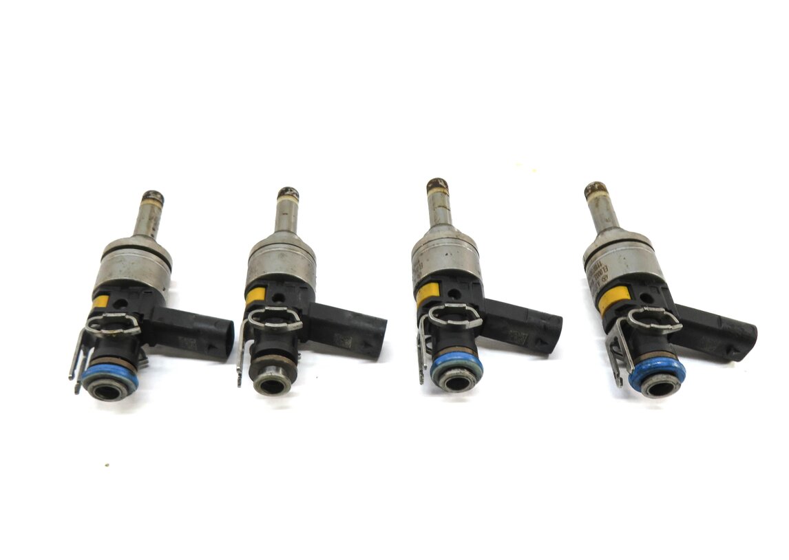 Thumbnail 2: 12-15 MERCEDES BENZ C250 SLK250 (R172 W204) 1.8L TURBO ENGINE FUEL INJECTOR SET