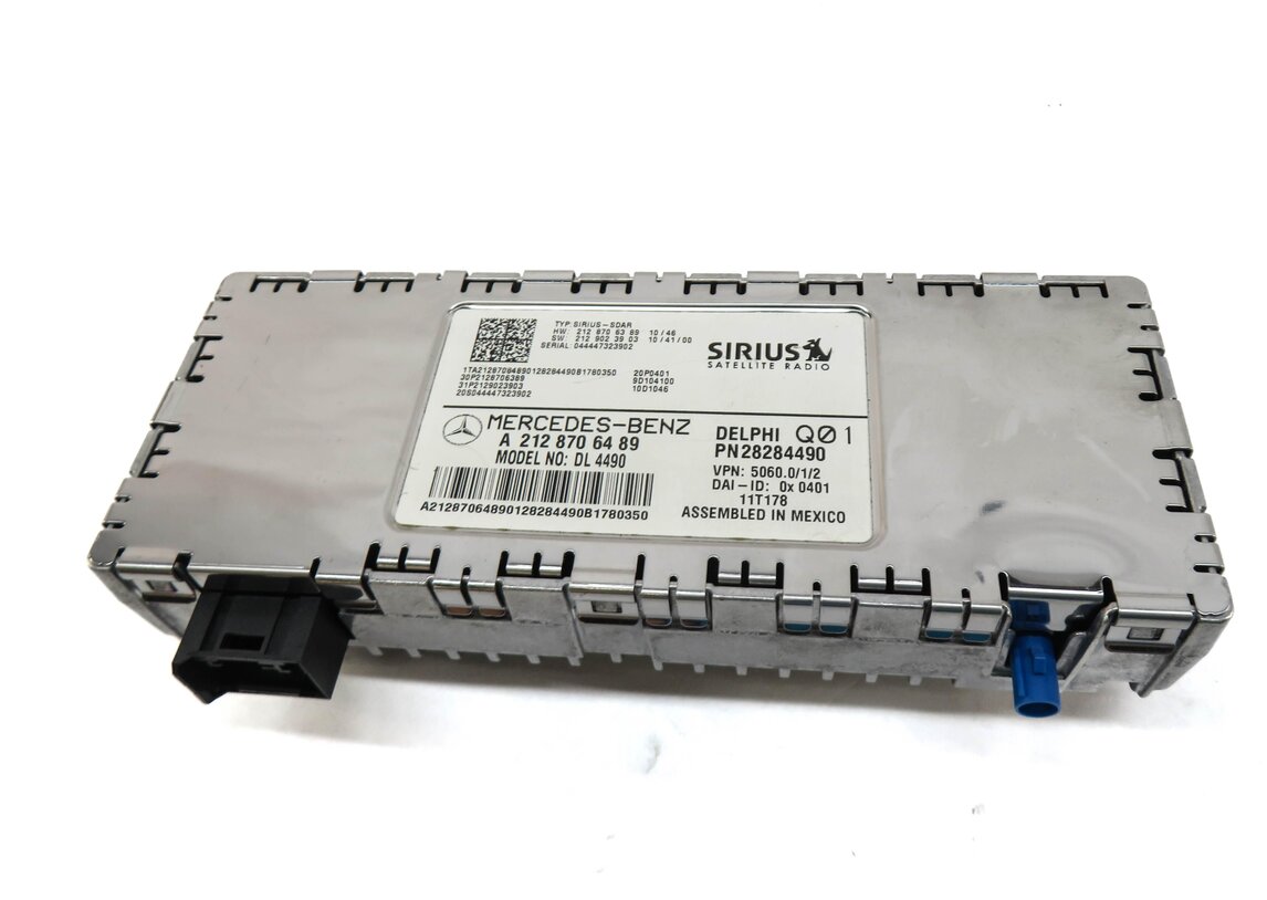 Thumbnail 2: 2010-2016 MERCEDES B C E ML SL CLS (W204 W166 W212 X204) SIRIUS SATELLITE MODULE