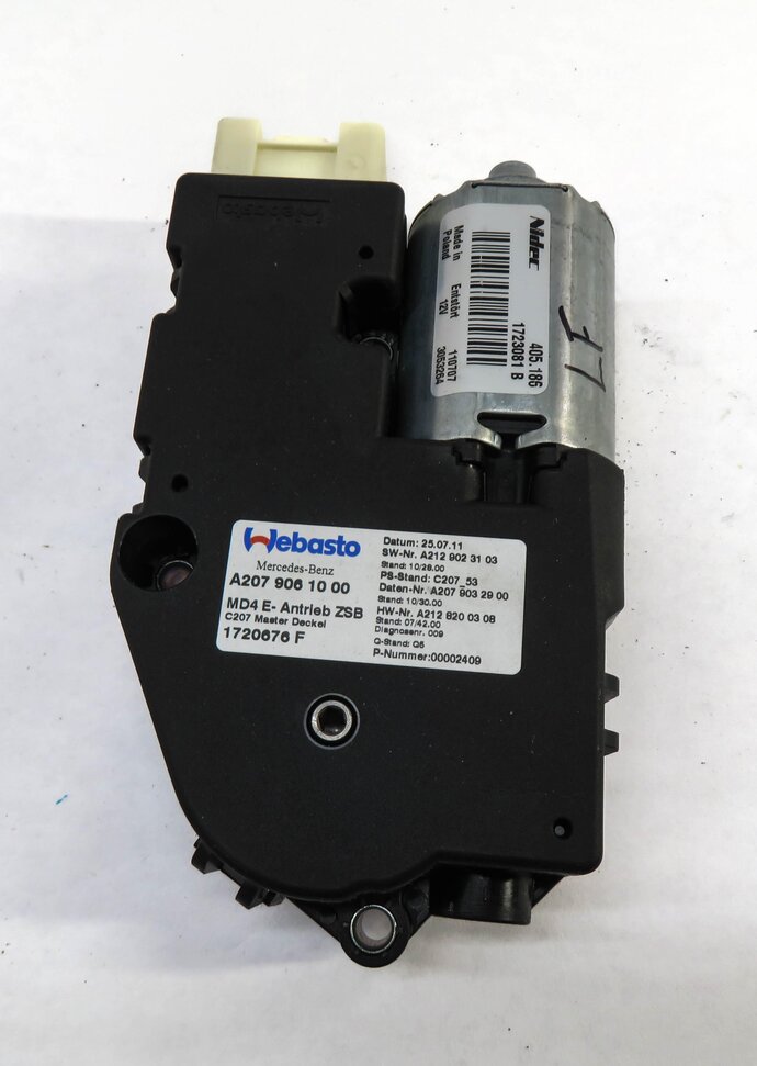 Thumbnail 1: 2008-2015 MERCEDES C300 C350 GLK250 GLK350 (W204 X204) PANORAMIC SUNROOF MOTOR