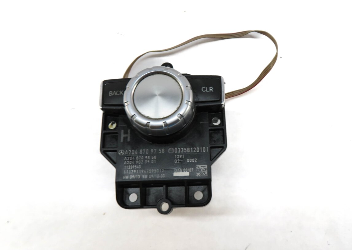 Thumbnail 2: 2012-2015 MERCEDES C E GLK (W204 W212 X204) RADIO NAVIGATION COMMAND SWITCH KNOB