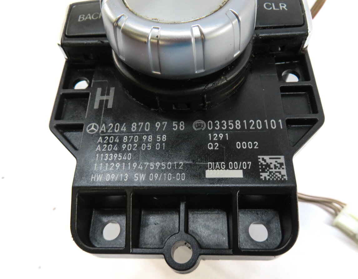 Thumbnail 5: 2012-2015 MERCEDES C E GLK (W204 W212 X204) RADIO NAVIGATION COMMAND SWITCH KNOB