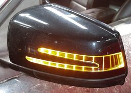 Thumbnail 2: 12-15 MERCEDES C250 C350 C63 (C204) LEFT - HEAT MEM AUTODIM DOOR MIRROR (BLACK)