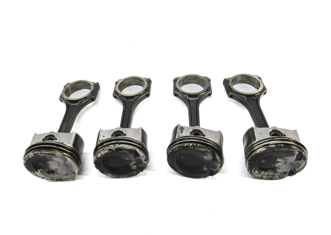 Thumbnail 3: 12-15 MERCEDES C250 SLK250 (W204 R172) 1.8L M271 TURBO ENGINE PISTON w/ ROD SET
