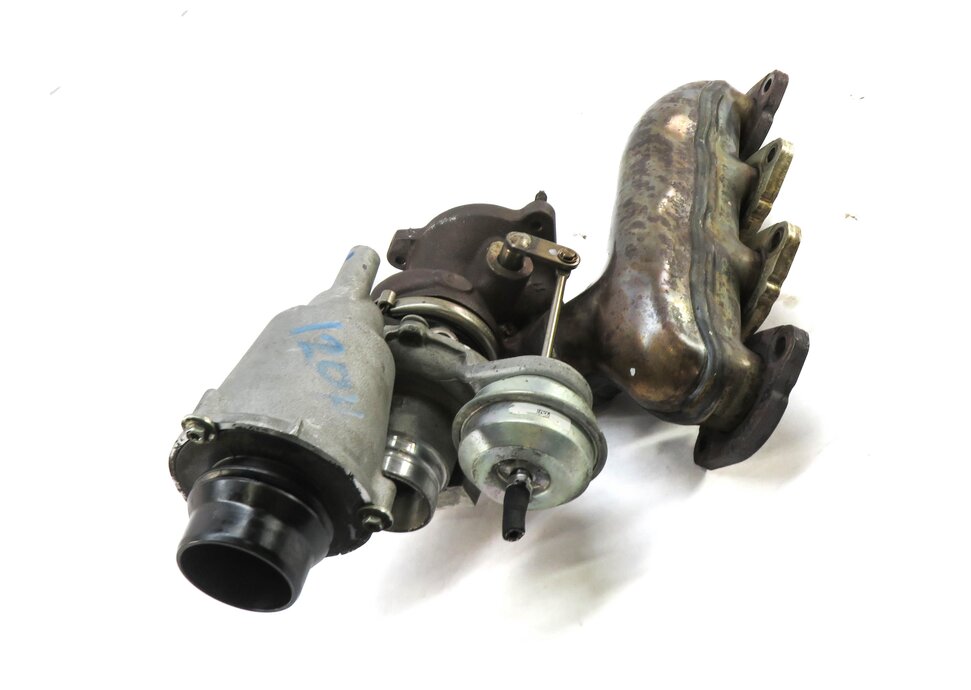 Thumbnail 2: 12-15 MERCEDES BENZ C250 SLK250 (W204 R172) 1.8L M271 TURBO ENGINE TURBOCHARGER