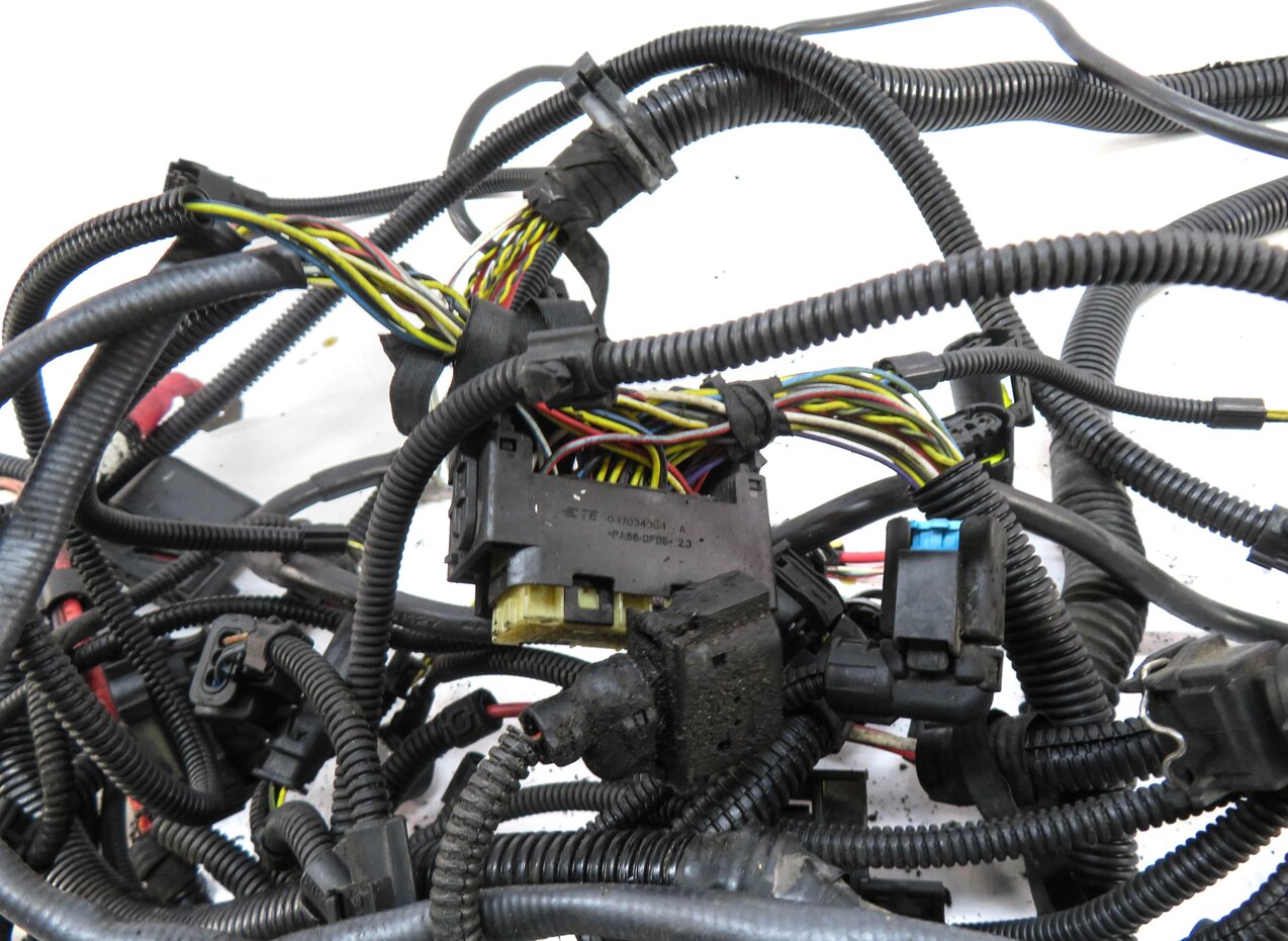 Thumbnail 4: 2016 BMW 535i (F10) 3.0L N55 TURBO ENGINE WIRE WIRING HARNESS LOOM