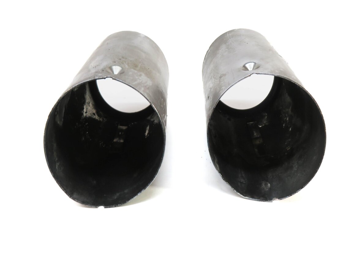 Thumbnail 4: 2011-2016 BMW 535i ACTIVE HYBRID 5 (F10) MUFFLER PIPE TRIM EXHAUST TIP SET-2