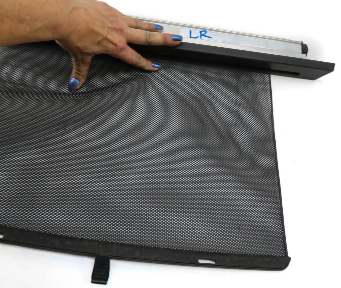 Thumbnail 6: 11-16 BMW 528i 535i 550i M5 /M (F10) LEFT REAR DOOR WINDOW PRIVACY SUNSHADE