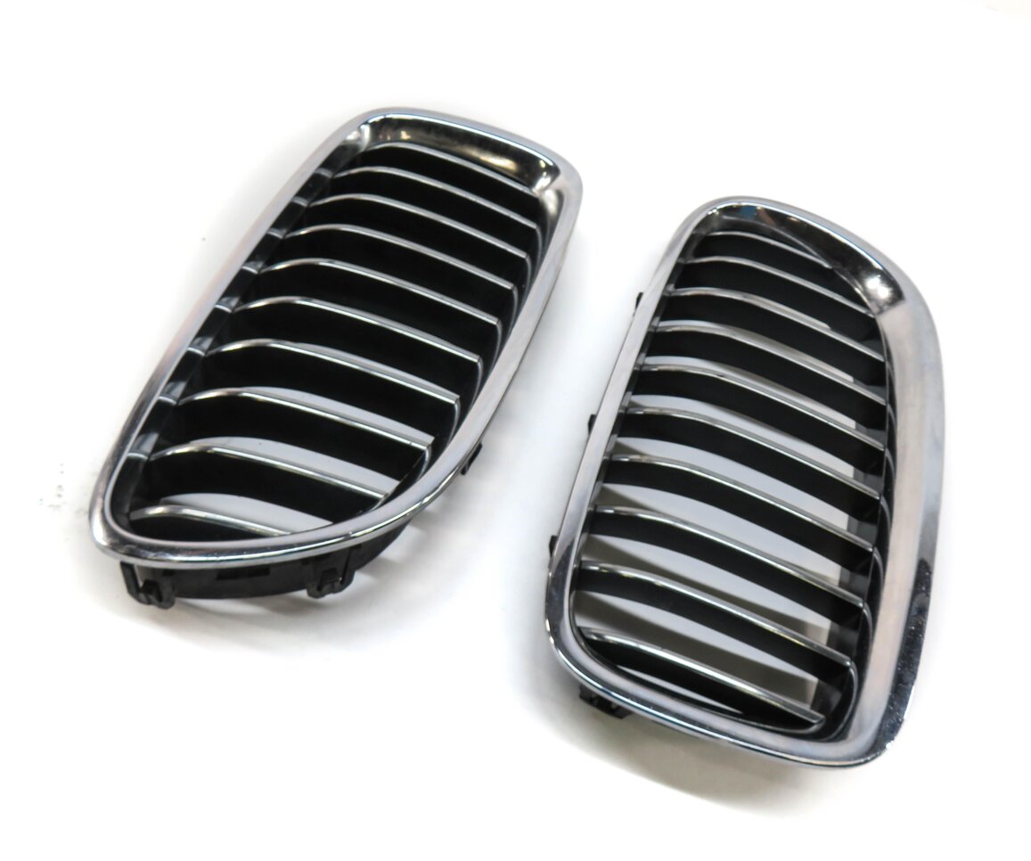 2014-2016 BMW 528i 535i 550i (F10) FRONT LEFT & RIGHT HOOD VENT GRILLE SET-2