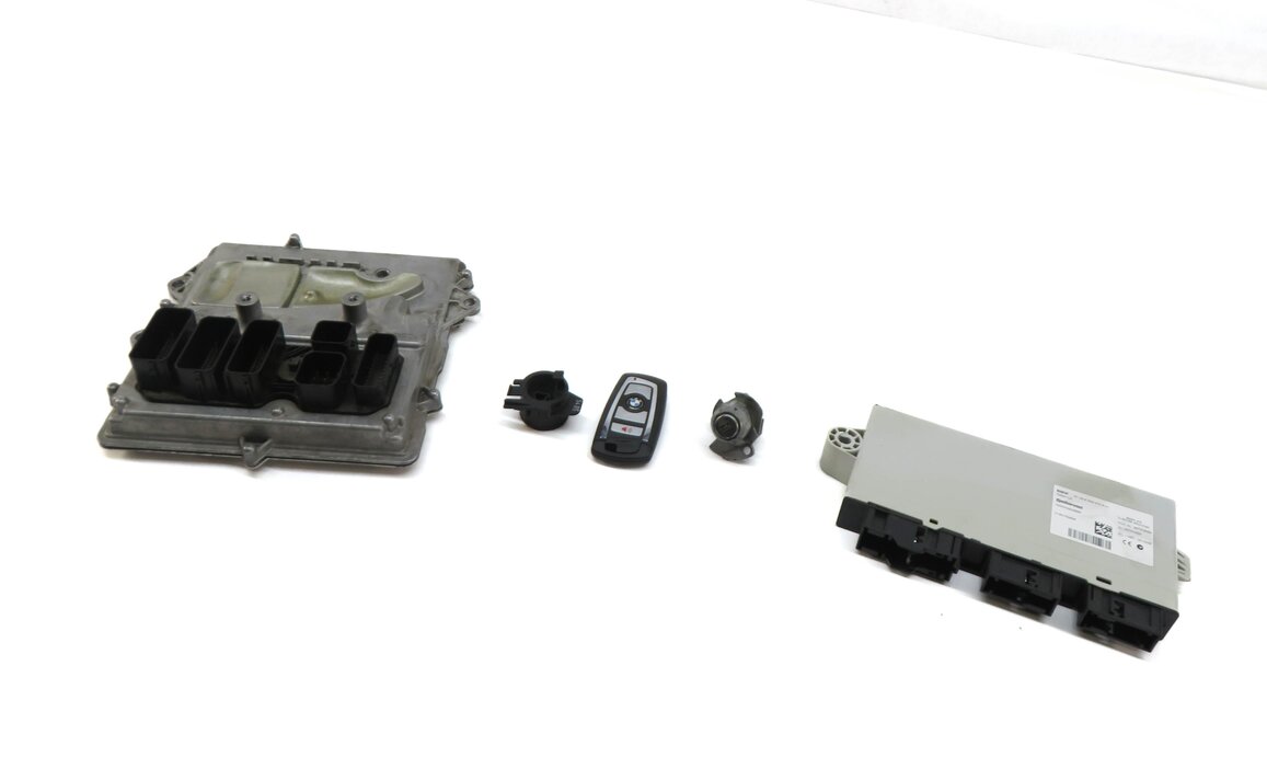 2016 BMW 535i (F10) 3.0L N55 ENGINE ECM DME CAS4 IMMOBILIZER MODULE KEY SET
