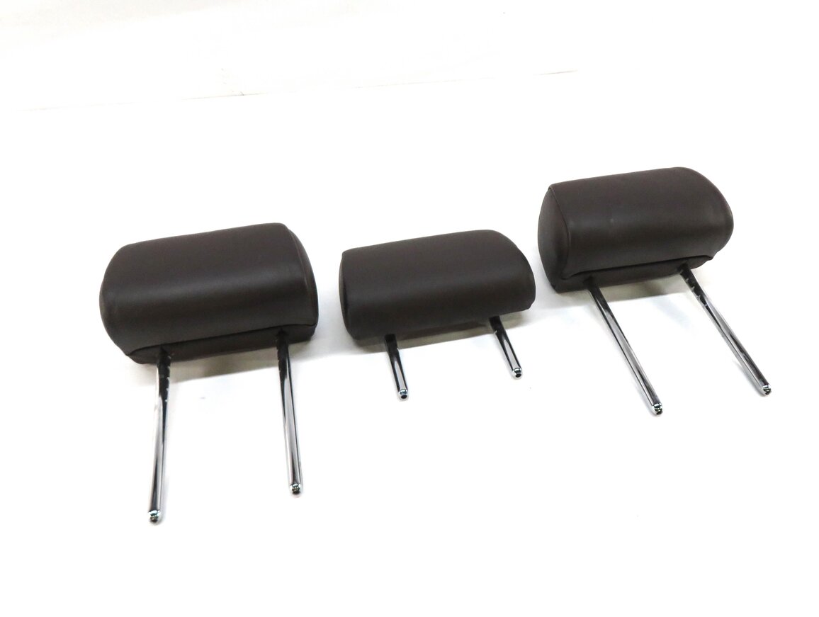 2016 BMW 535i (F10) REAR SEAT LEFT CENTER RIGHT HEADREST SET-3 (MOCHA BROWN)