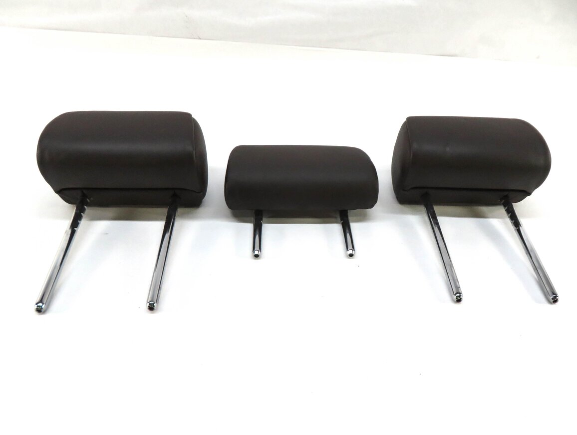 Thumbnail 2: 2016 BMW 535i (F10) REAR SEAT LEFT CENTER RIGHT HEADREST SET-3 (MOCHA BROWN)