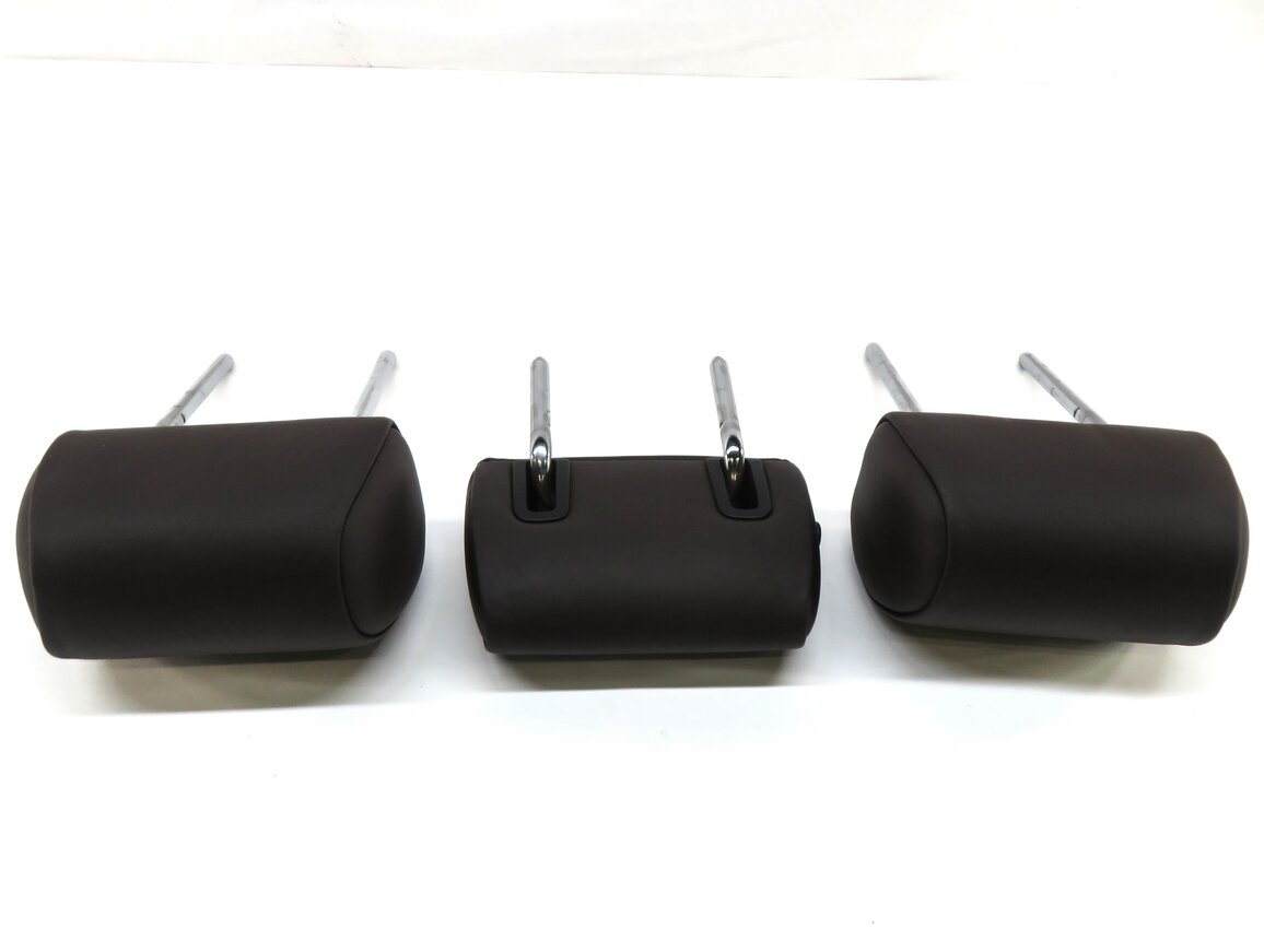 Thumbnail 4: 2016 BMW 535i (F10) REAR SEAT LEFT CENTER RIGHT HEADREST SET-3 (MOCHA BROWN)
