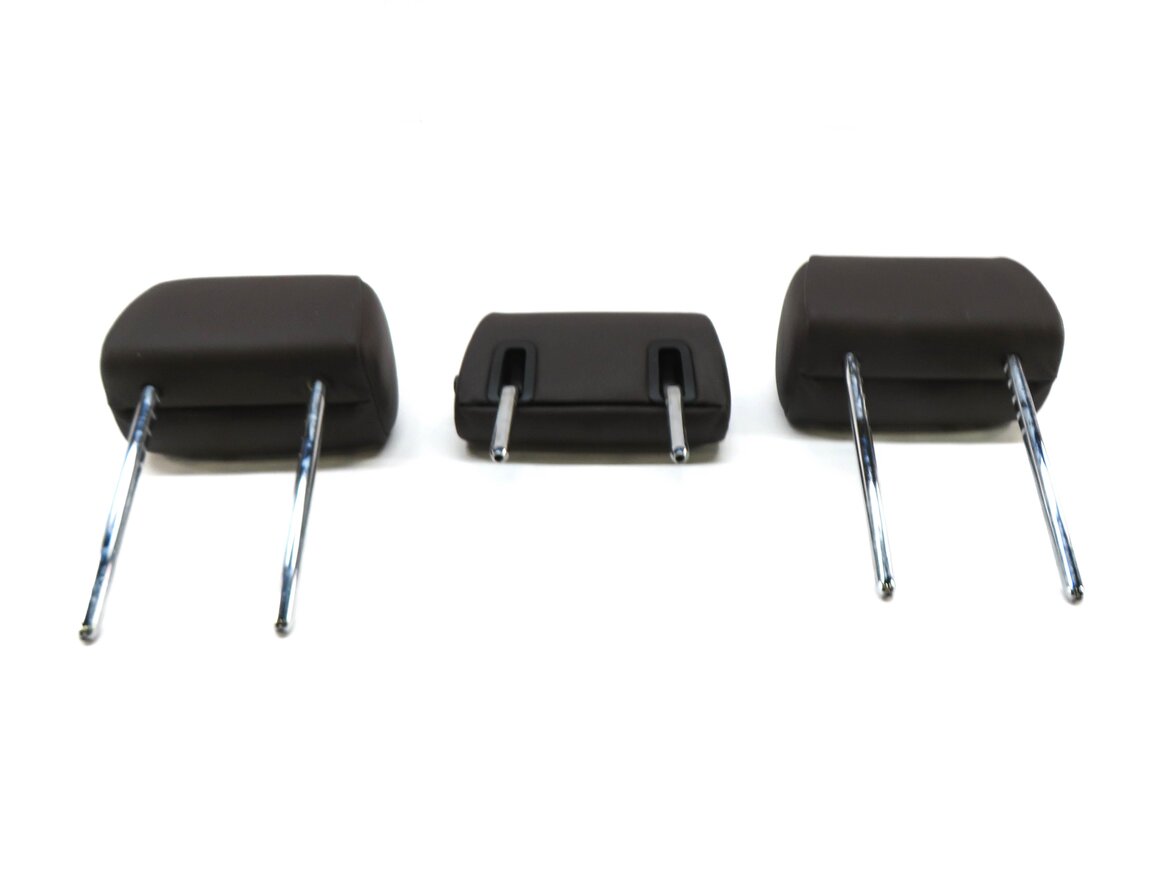 Thumbnail 5: 2016 BMW 535i (F10) REAR SEAT LEFT CENTER RIGHT HEADREST SET-3 (MOCHA BROWN)