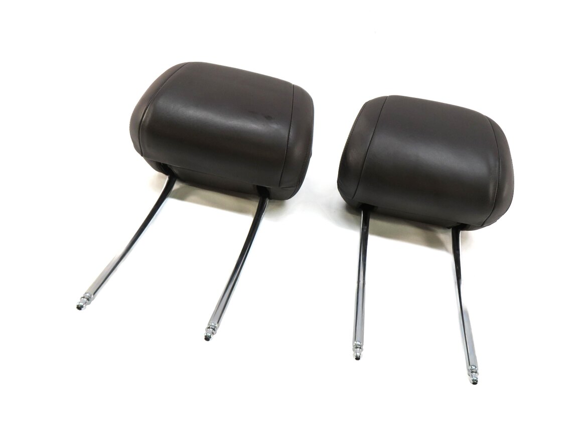 2016 BMW 535i (F10) FRONT LEFT & RIGHT SEAT HEADREST HEAD REST SET (MOCHA BROWN)