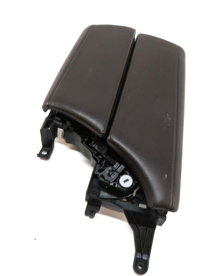 12-16 BMW 528i 535i 550i (F10) FRONT CENTER CONSOLE ARMREST LID (MOCHA BROWN)