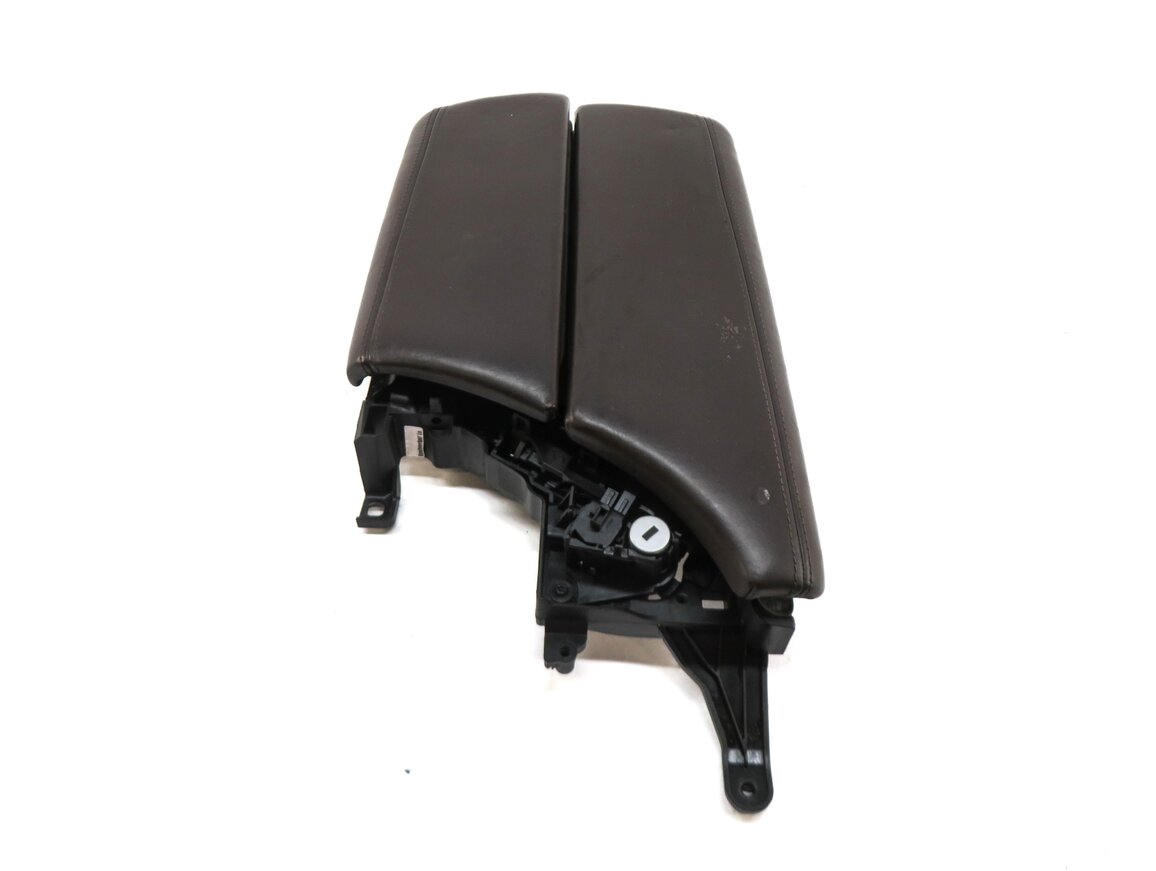 Thumbnail 2: 12-16 BMW 528i 535i 550i (F10) FRONT CENTER CONSOLE ARMREST LID (MOCHA BROWN)
