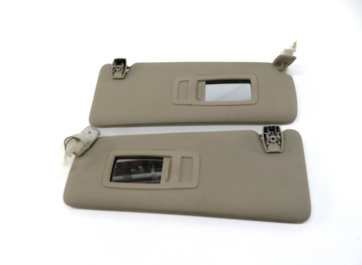 Thumbnail 3: 12-19 BMW 3 4 SERIES (F30 F31 F32 F33) FRONT LEFT & RIGHT SUNVISOR SET (BEIGE)
