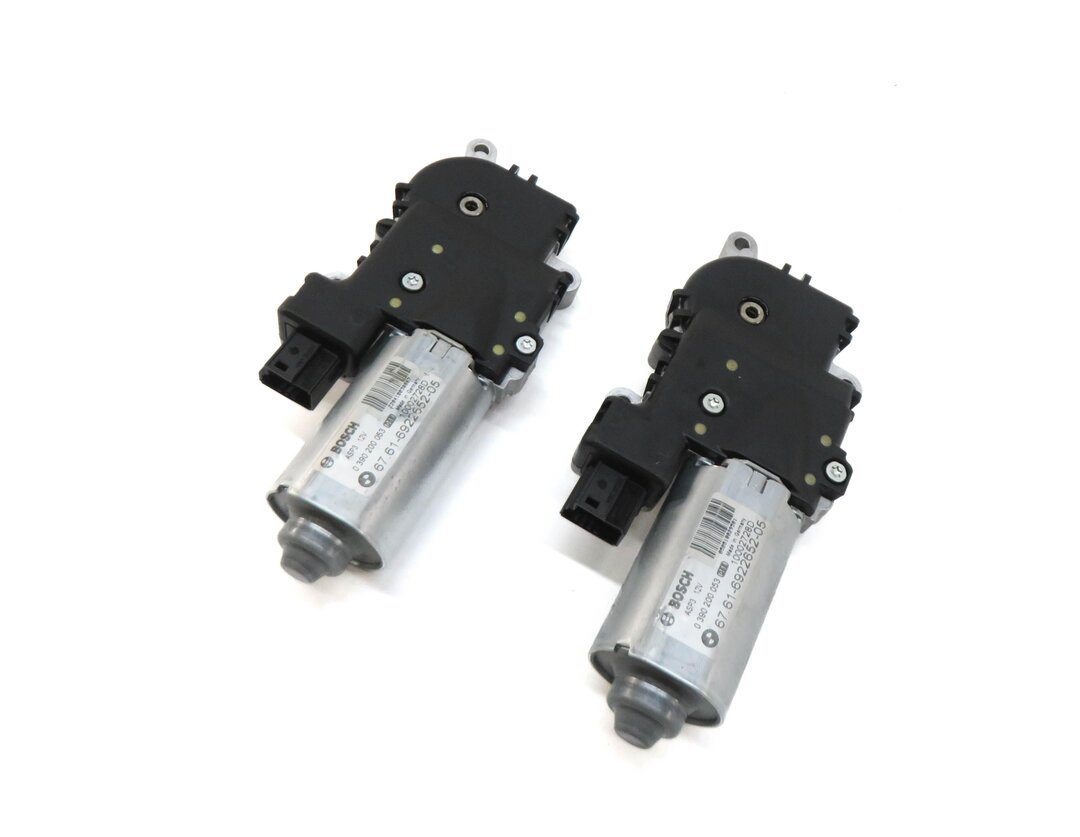 2004-2013 BMW X5 (E53 E70) PANORAMIC SUN ROOF SUNROOF WINDOW MOTOR SET-2