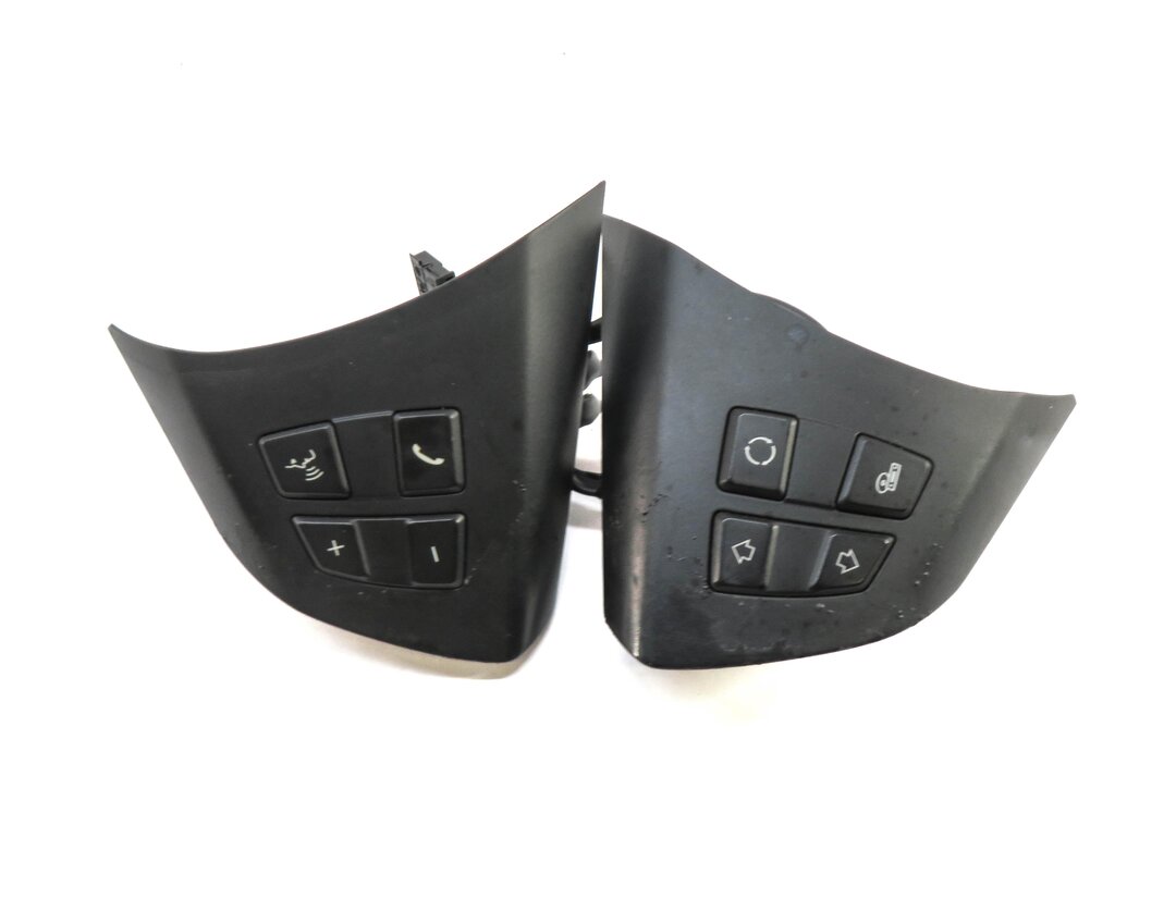 Thumbnail 2: 2011 BMW X5 (E70) STEERING WHEEL SWITCH BUTTON SET-2 w/ TRIM