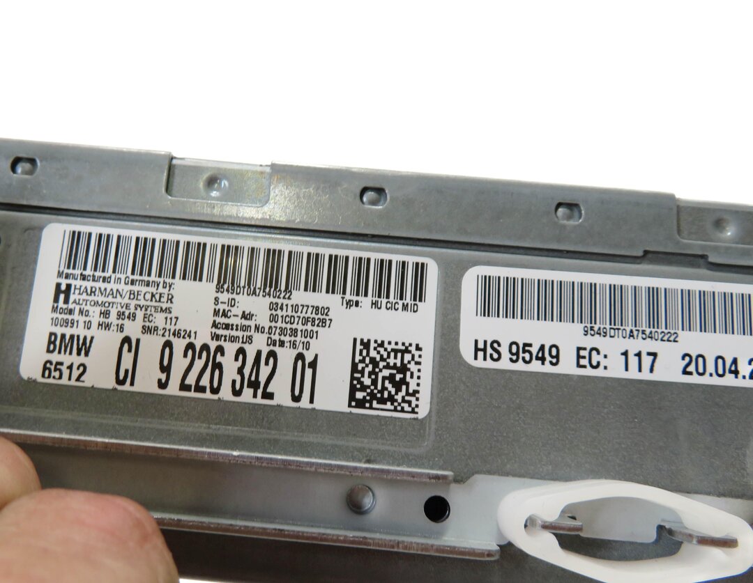 Thumbnail 5: 2011-2014 BMW X5 X5M X6 X6M (E70 E71) AM/FM RADIO STEREO RECEIVER CD PLAYER