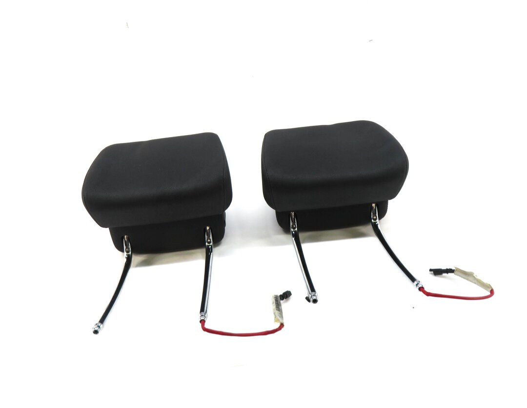 2011 BMW X5 (E70) FRONT LEFT DRIVER & RIGHT PASSENGER SEAT HEADREST SET (BLACK)