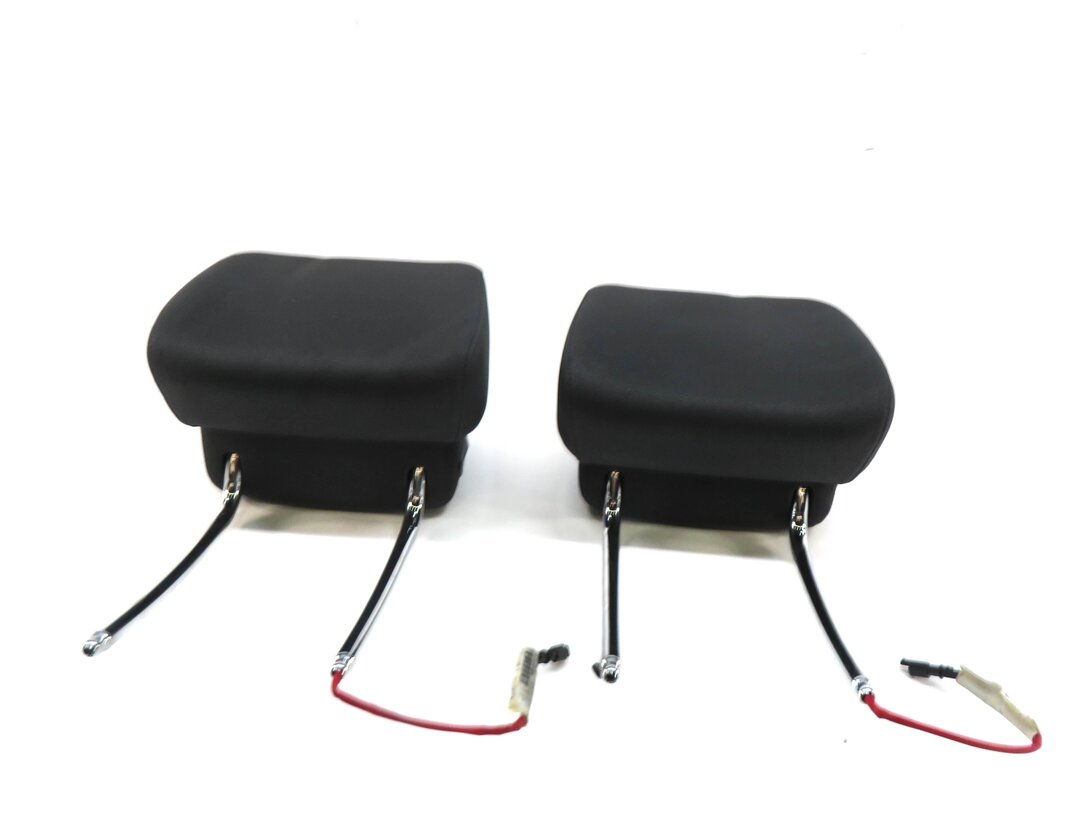 Thumbnail 2: 2011 BMW X5 (E70) FRONT LEFT DRIVER & RIGHT PASSENGER SEAT HEADREST SET (BLACK)