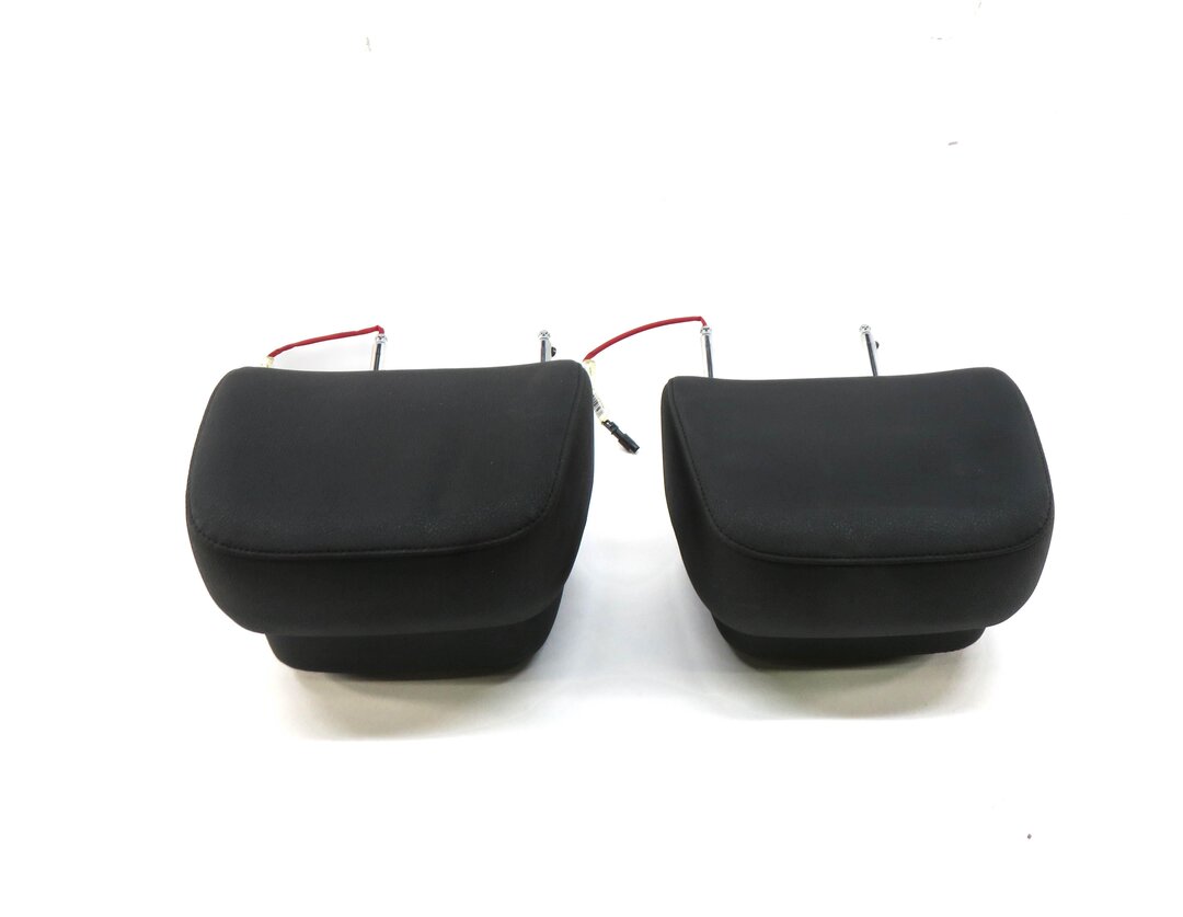 Thumbnail 3: 2011 BMW X5 (E70) FRONT LEFT DRIVER & RIGHT PASSENGER SEAT HEADREST SET (BLACK)
