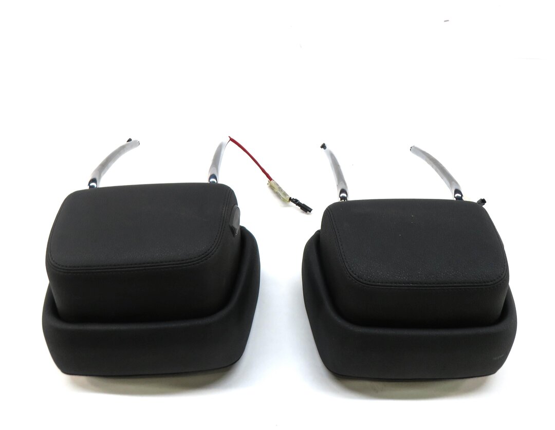 Thumbnail 4: 2011 BMW X5 (E70) FRONT LEFT DRIVER & RIGHT PASSENGER SEAT HEADREST SET (BLACK)