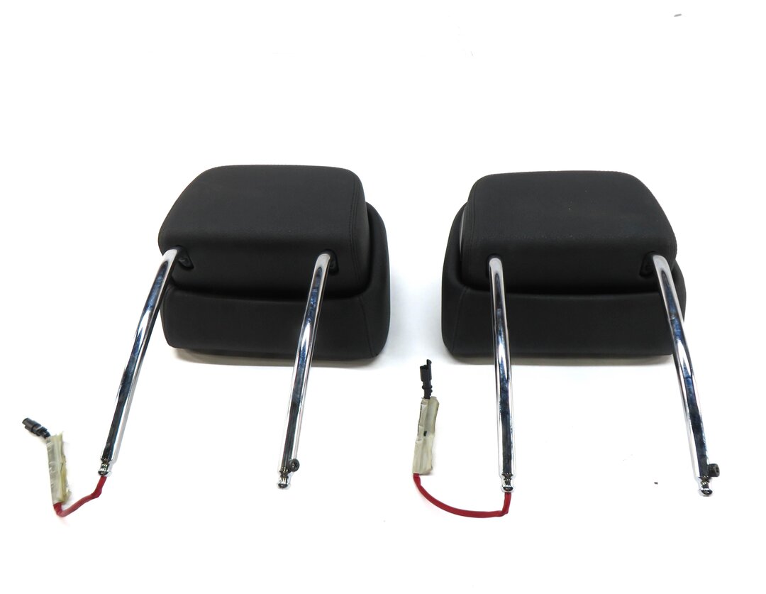 Thumbnail 5: 2011 BMW X5 (E70) FRONT LEFT DRIVER & RIGHT PASSENGER SEAT HEADREST SET (BLACK)