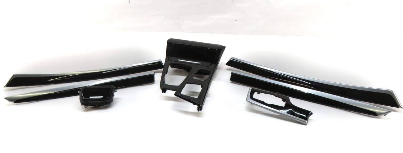 2012 BMW 528i (F10) DASH DOOR CONSOLE INTERIOR TRIM SET (FINE ASH WOOD GRAIN)