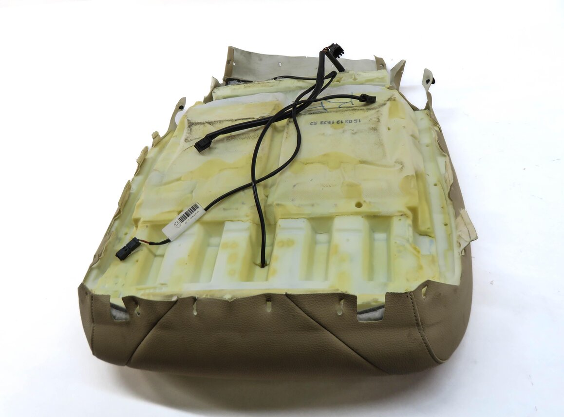 Thumbnail 4: 2012 BMW 528i (F10) RIGHT PASSENGER LOWER BOTTOM HEATED SEAT CUSHION (BEIGE)