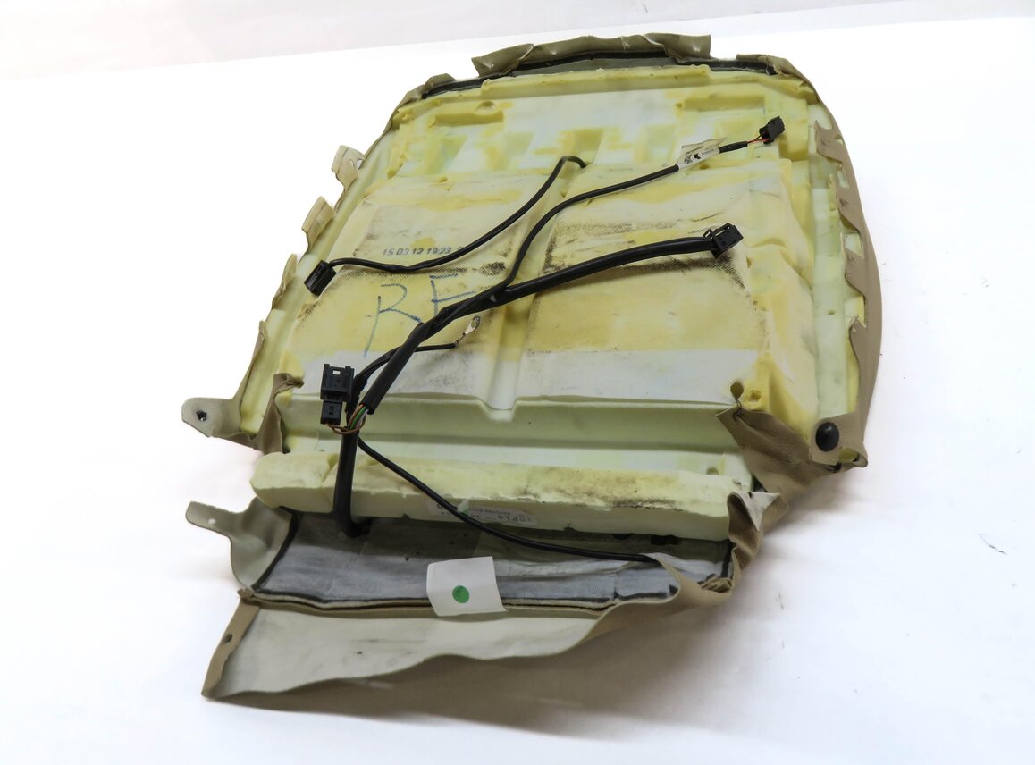 Thumbnail 5: 2012 BMW 528i (F10) RIGHT PASSENGER LOWER BOTTOM HEATED SEAT CUSHION (BEIGE)