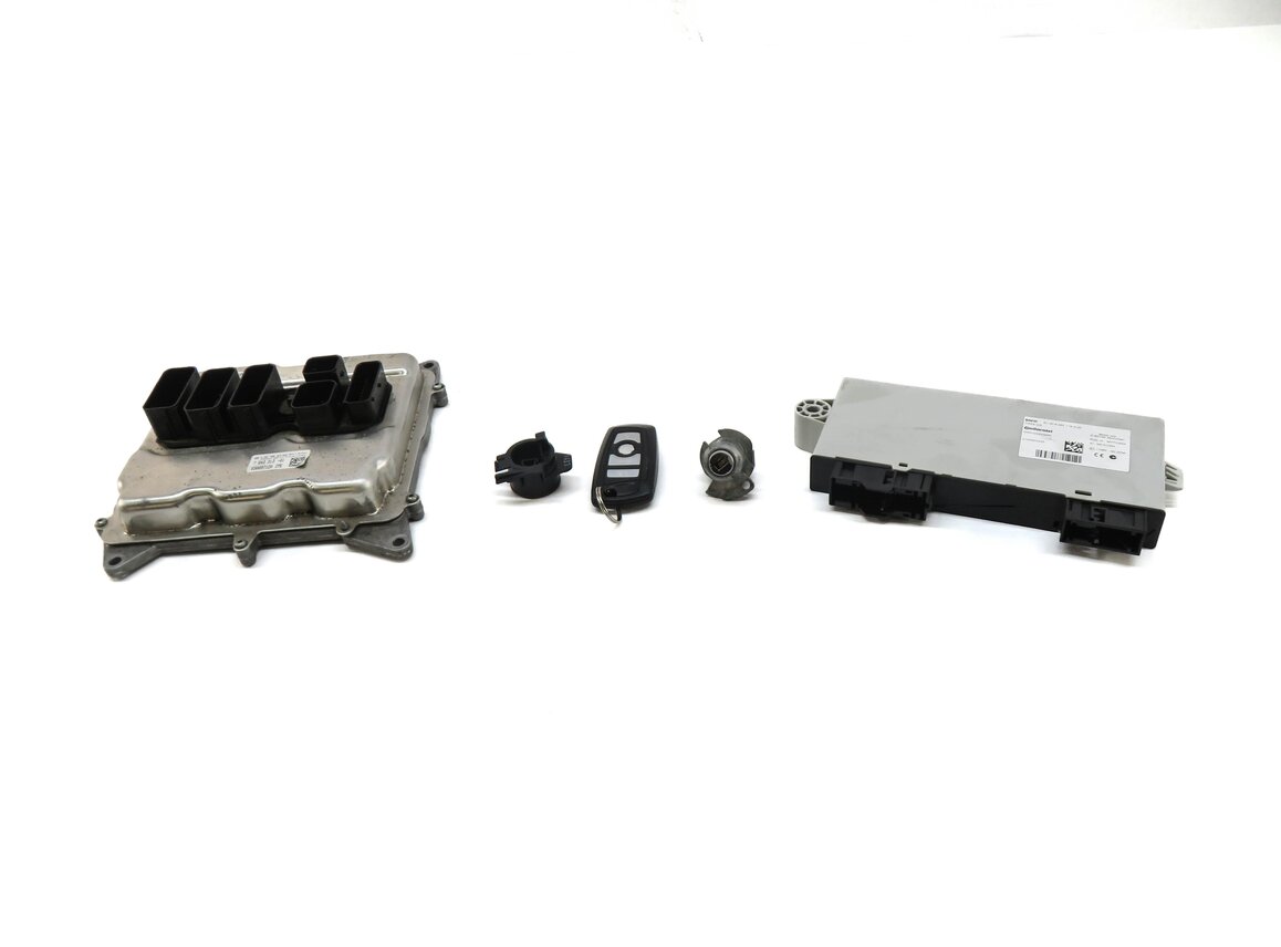 Thumbnail 2: 2012 BMW 528i (F10) 2.0L N20 TURBO ENGINE ECM DME CAS IMMOBILIZER MODULE KEY SET