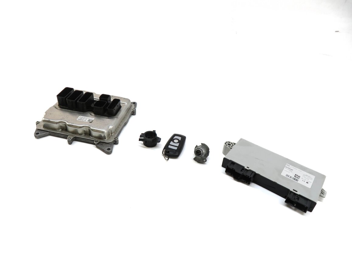 Thumbnail 3: 2012 BMW 528i (F10) 2.0L N20 TURBO ENGINE ECM DME CAS IMMOBILIZER MODULE KEY SET