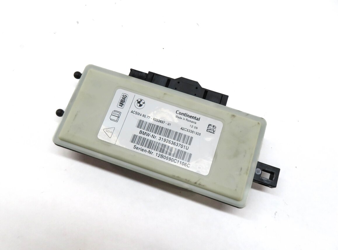 12-21 BMW 2 3 4 5 6 7 X3 X4 X5 X6 (F22 F30 F32 F10 F15 F16 F85) SRS BAG MODULE