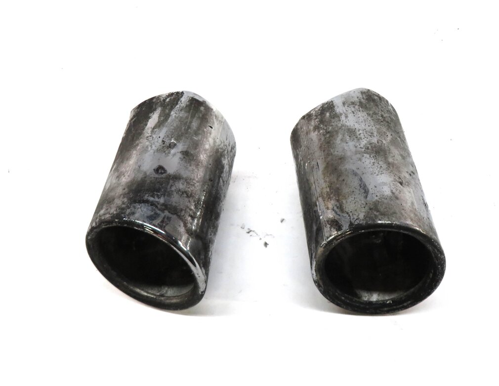 Thumbnail 3: 2012-2016 BMW 528i (F10) 2.0L N20 TURBO ENGINE MUFFLER PIPE EXHAUST TIP SET-2