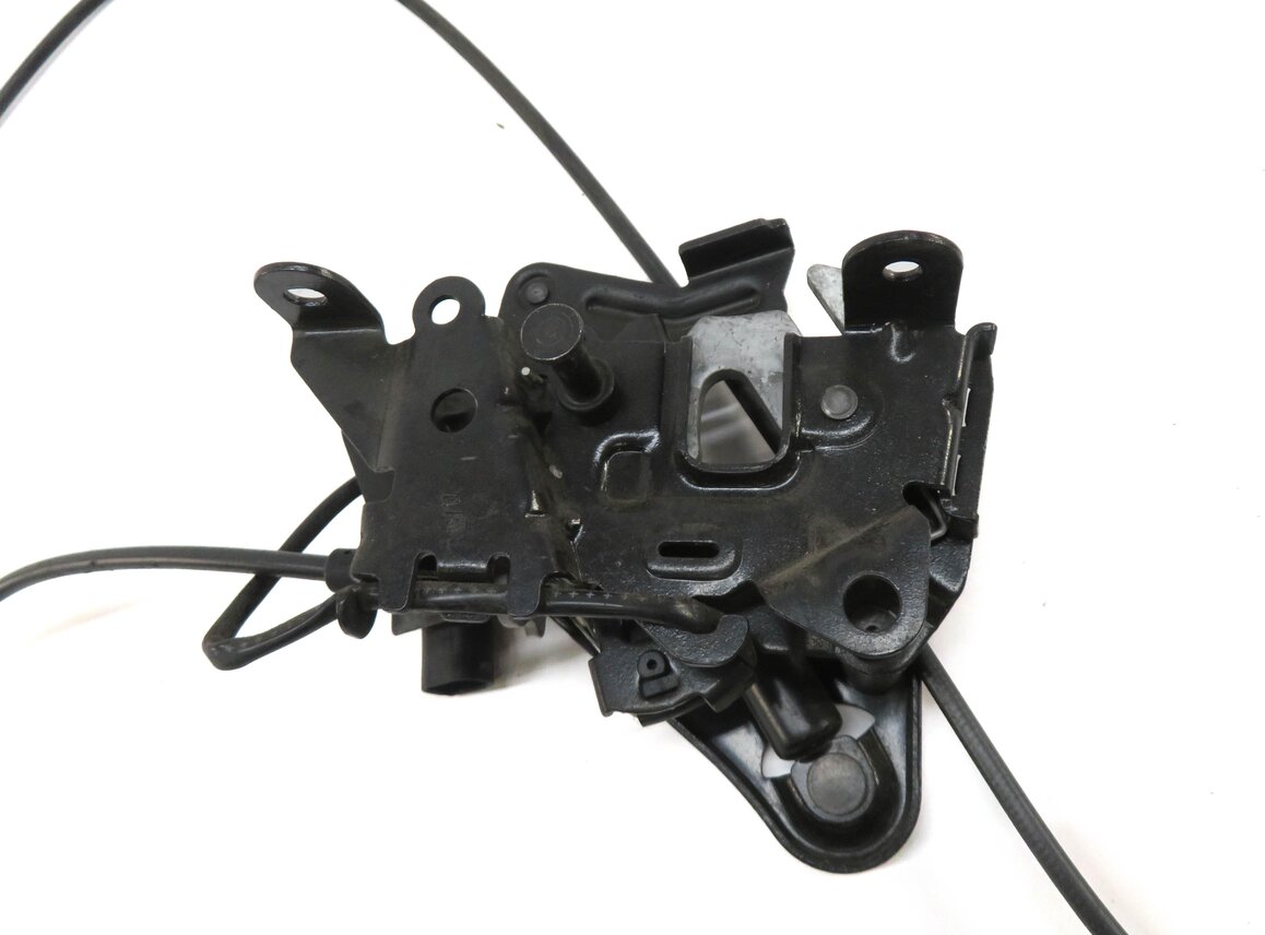 Thumbnail 5: 2012 BMW 528i (F10) FRONT LEFT & RIGHT LOWER HOOD LOCK LATCH SET-2 w/ CABLE