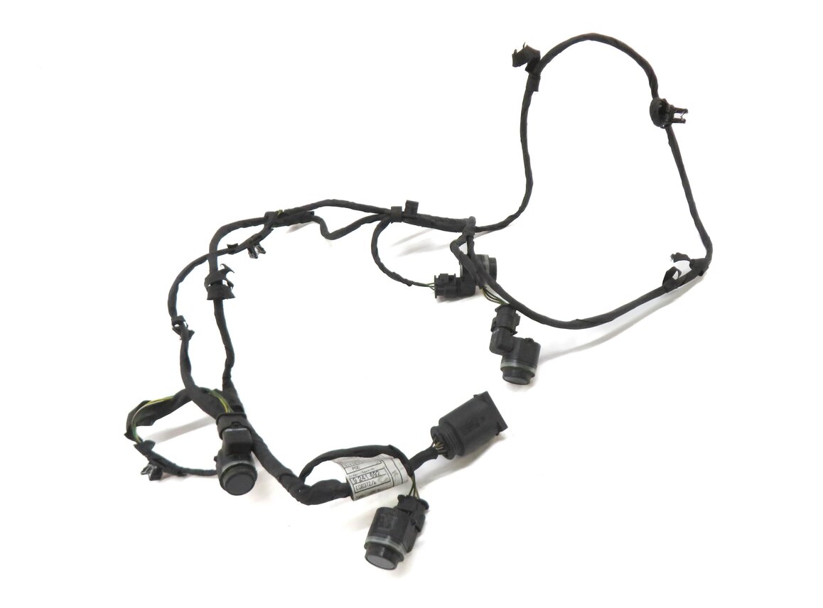 2012 BMW 528i (F10) FRONT PDC PARK DISTANCE SENSOR SET w/ HARNESS (GRAY B90)