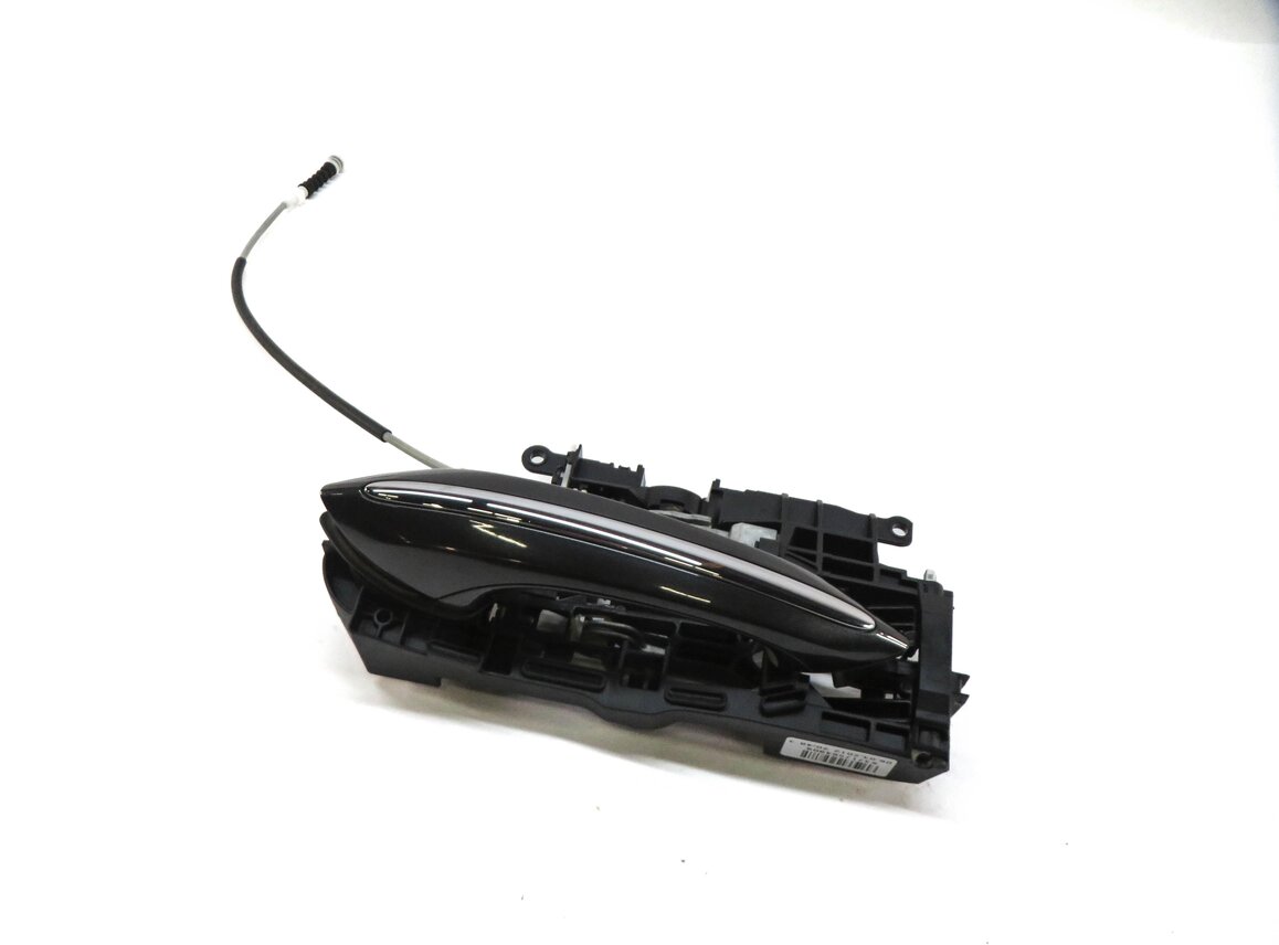 2011-2016 BMW 528i 535i 550i M5 (F10) LEFT REAR DOOR HANDLE w/ LIGHT (GRAY B90)