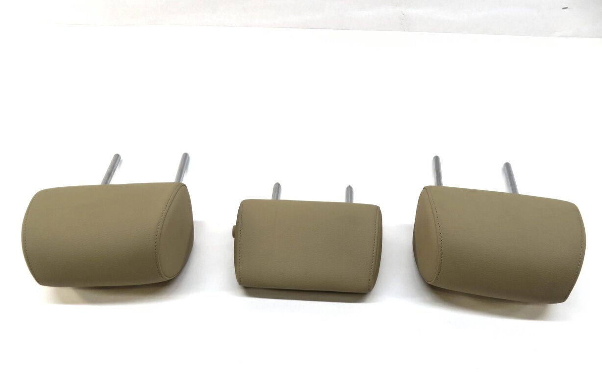 Thumbnail 3: 2012 BMW 528i (F10) REAR SEAT LEFT CENTER RIGHT HEADREST SET-3 (VENETO BEIGE)