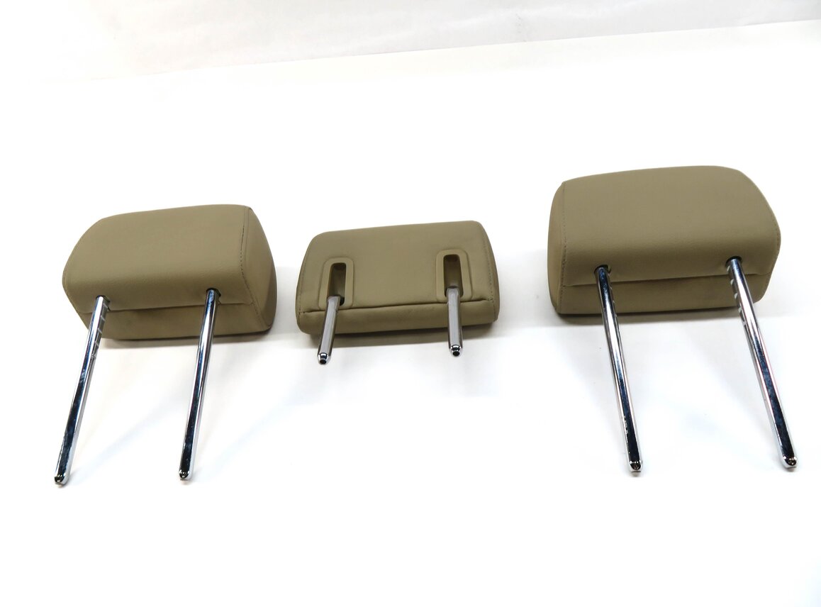 Thumbnail 5: 2012 BMW 528i (F10) REAR SEAT LEFT CENTER RIGHT HEADREST SET-3 (VENETO BEIGE)