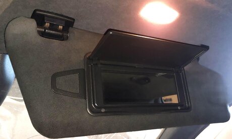 Thumbnail 3: 17-18 MERCEDES CLS550 CLS63 AMG (W218) RIGHT FRONT PASSENGER SUNVISOR (BLACK)