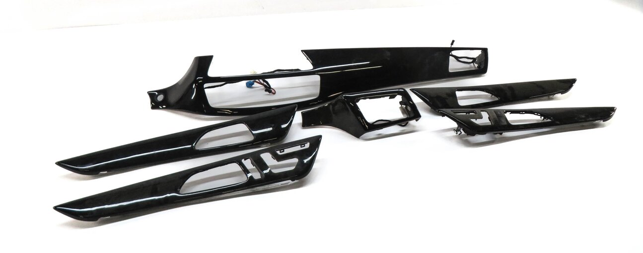 Thumbnail 18: 2017 MERCEDES CLS63 AMG (W218) DASH & DOOR INTERIOR TRIM SET (BLACK ASH WOOD)